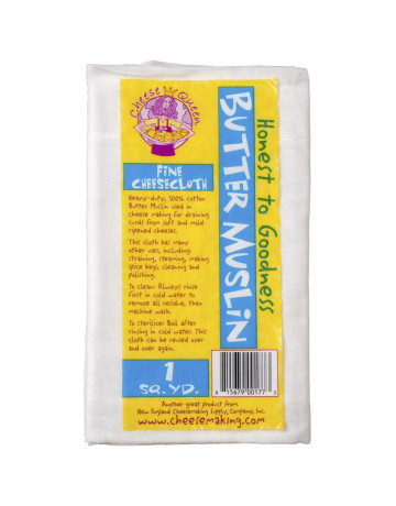 Butter Muslin                   1d in Cheese Making