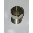 Compression Nut for Tower Shank, plated brass in Kegs and Kegging Hardware