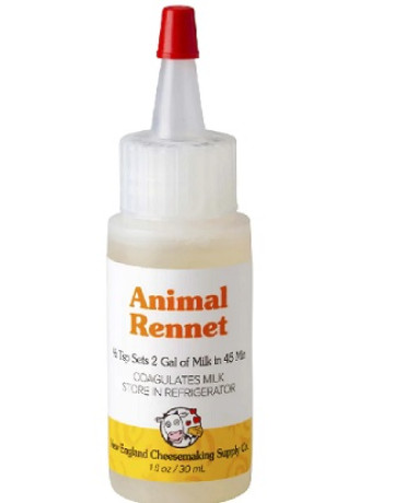 Liquid Animal Rennet 2 oz in Cheese Making