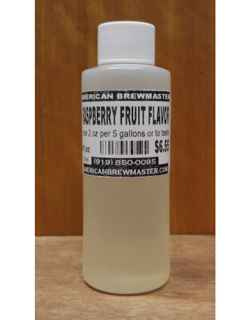 Raspberry Fruit Flavor 4 fl oz for Fruit, Juice & Concentrates by American Brewmaster Homebrew Supplies Raspberry Fruit Flavor 4 fl oz in Fruit, Juice & Concentrates