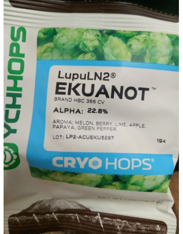 CryoHops - Ekuanot 1 oz for Hop Pellets by American Brewmaster Homebrew Supplies CryoHops - Ekuanot 1 oz in Hop Pellets