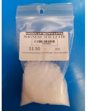 Epsom Salt   (Magnesium Sulfate), 2 oz.