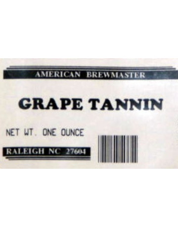Grape Tannin                   1 oz in Wine Additives