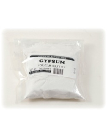 Gypsum                         2 oz in Additives