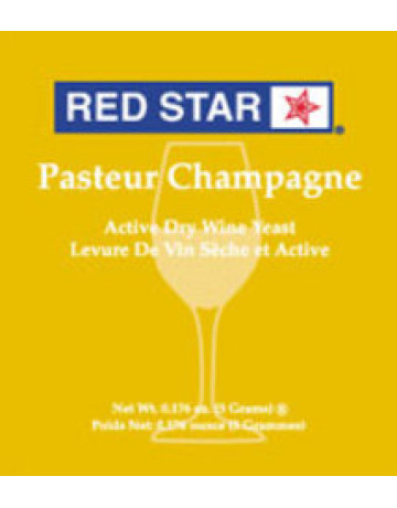 Red Star Pasteur Blanc (Champagne) Yeast      5 gm in Wine Yeast