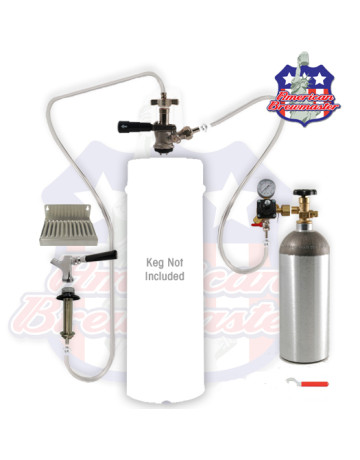 Refrigerator Conversion Kit with American Sanke Coupler in Kegging Kits