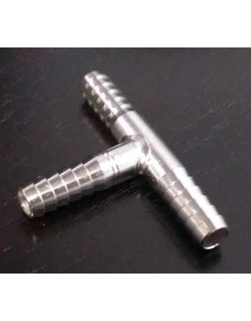 SS Tee, 1/4 inch in CO2 Hardware