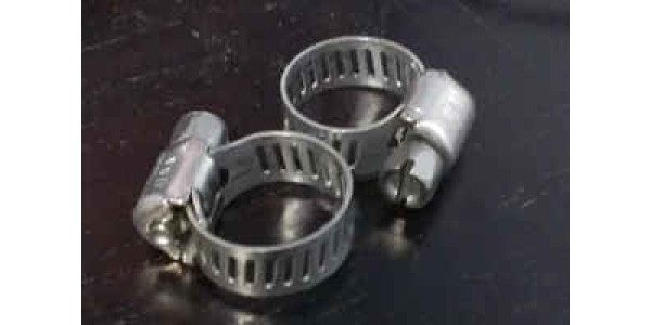 Stainless Steel Hose Clamps 1/2 inch  2 per package in Kegs and Kegging Hardware