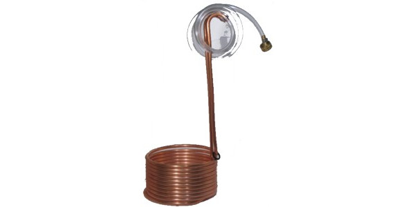 Immersion Wort Chiller with fittings