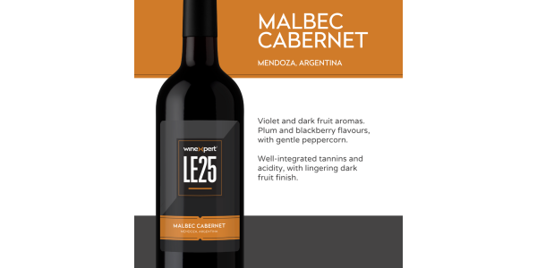 LE25 Malbec Cabernet Mendoza, Argentina LE25 Malbec Cabernet Mendoza, Argentina