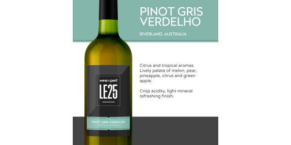 LE25 Pinot Gris Verdelho Riverland Australia