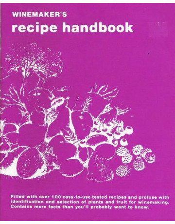 Winemakers Recipe Handbook in Wine Making Books